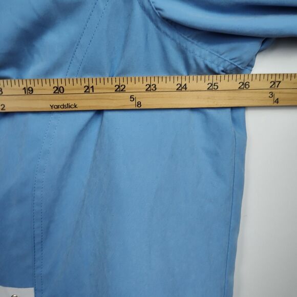 Studio Works Jacket Women's Size 2X Blue w/ White Accents Hooded Full-Zip NWI - Picture 4 of 11